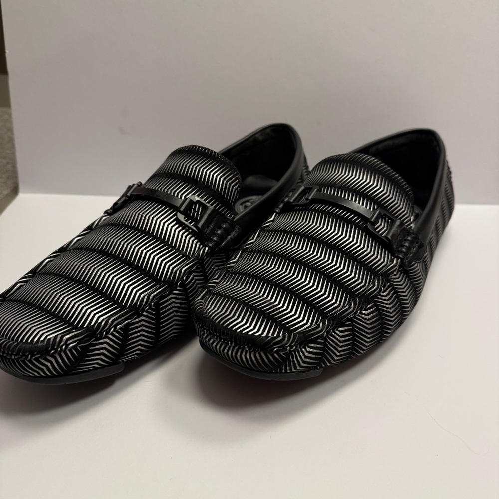 Amalfi Monochrome Herringbone Loafers